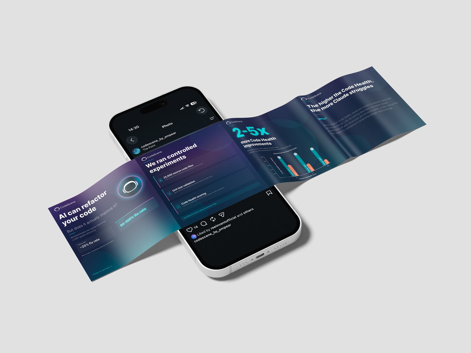 CodeScene · social carousel