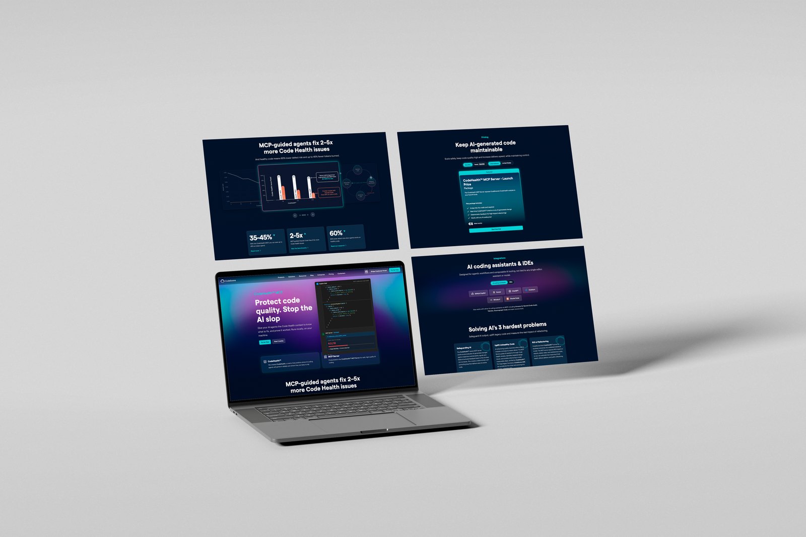 CodeScene · Web redesign · Marketing strategy · Brand assets