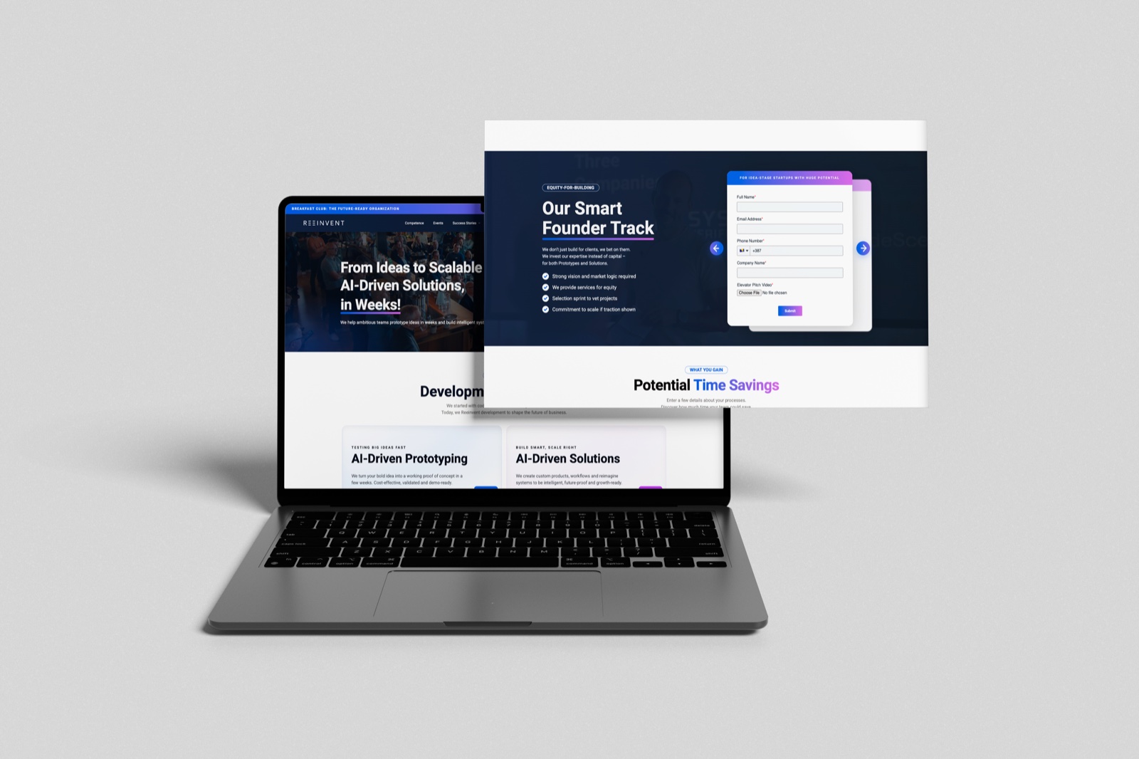 Reeinvent · website