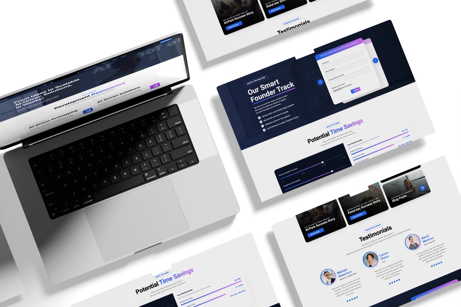 Reeinvent · AI-first rebrand · Brand · Web · Campaigns